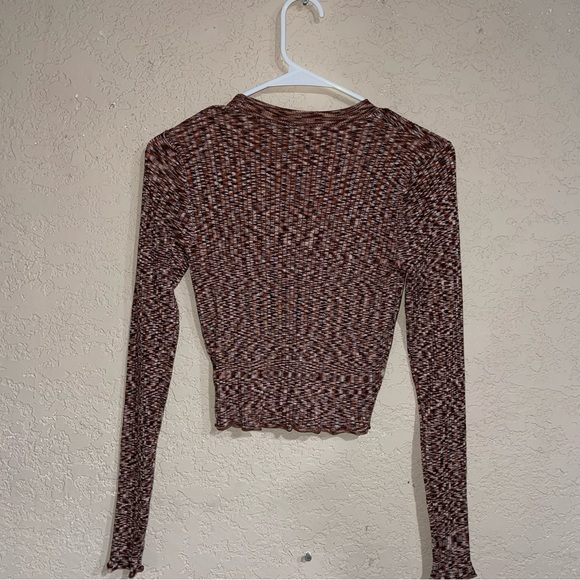 NIA | NWT! CROPPED CARDIGAN - SPACE DYE SIZE: XS - Picture 7 of 7